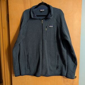 Patagonia Blue Full-Zip Fleece Jacket